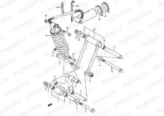50 - REAR CUSHION LEVER (MODEL N/P)