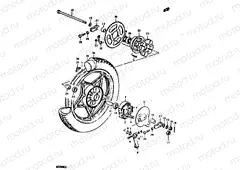 50 - REAR WHEEL (GT200EX)
