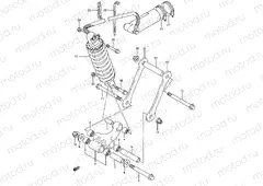 50A - REAR CUSHION LEVER (MODEL R/S)