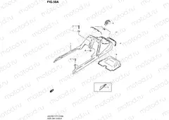 50A - SEAT TAIL COVER (MODEL Y/GS125SUK1 P91)
