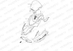 50C - COWLING BODY (GSF1200SK4)