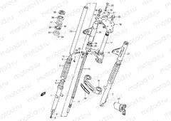 51 - FRONT FORK (GS125EZ E17)