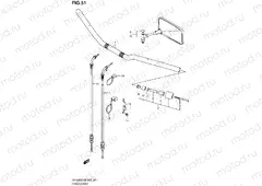 51 - HANDLEBAR (SV1000/U1/U2)