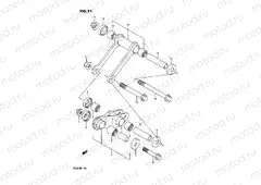 51 - REAR CUSHION LEVER