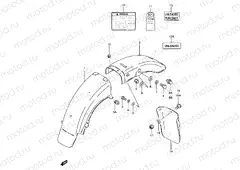 51 - REAR FENDER