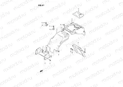51 - REAR FENDER