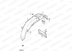 51 - REAR FENDER