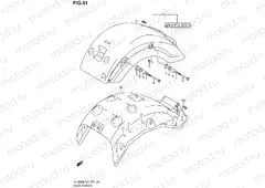 51 - REAR FENDER