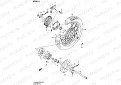 51 - REAR WHEEL