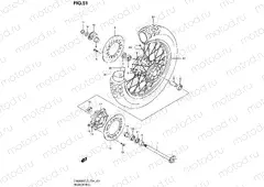 51 - REAR WHEEL