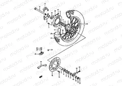 51 - REAR WHEEL (MODEL J)