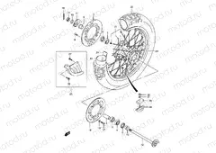 51 - REAR WHEEL (MODEL K1/K2/K3/K4)