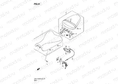 51 - SEAT (GSX-R750K6 E02,E19,E24,P37/K7 E02,E19,E24)