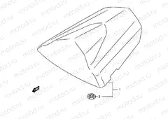 51 - SEAT TAIL BOX (GSX-R600K4/U2K4/U3K4)