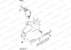 51 - UNDER COWLING (GSX-R1000K7 E02,E19,U2E19,E24,E51,P37)