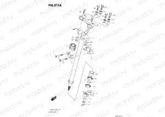 511A - STEERING SHAFT (LT-A500XM0 P24)