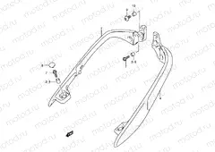 51A - PILLION RIDER HANDLE (SIDE)(MODEL K1)