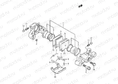 51A - REAR CALIPER (MODEL P)