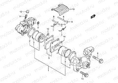 51A - REAR CALIPER (MODEL P/R/S/T)