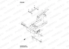 51A - REAR SWINGING ARM (MODEL K4/K5/K6)