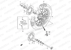 51A - REAR WHEEL (MODEL K5)