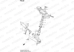52 - BRACKET - STEERING DAMPER