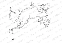52 - FRONT BRAKE PIPE (GSF1200SAV)