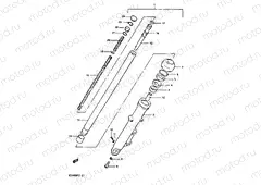 52 - FRONT RIGHT FORK (MODEL Z)