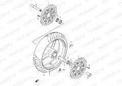 52 - FRONT WHEEL
