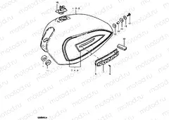 52 - FUEL TANK (MODEL T, MODEL X : E22, E25)