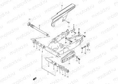 52 - REAR SWINGING ARM (E02,E04,E25,E34,P37)