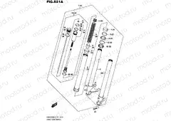 521A - FRONT FORK DAMPER (GSX-R1000L6 E21)