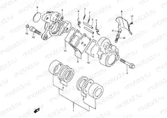 52A - FRONT CALIPER (MODEL X/Y/K1)