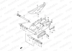 52A - REAR SWINGING ARM (MODEL V E18,E22,E24,E39)