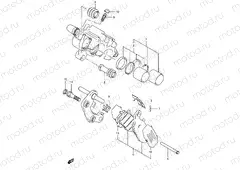 52B - FRONT CALIPER (MODEL K2/K3/K4)