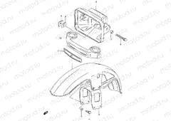 53 - FRONT FENDER - HEADLAMP HOUSING