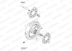 53 - FRONT WHEEL (GSR600K6/UK6/K7/UK7/K8/UK8/K9/UK9/L0/UL0)