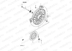 53 - FRONT WHEEL (VS750GLEFH/GLEPH)