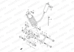 53 - REAR CUSHION LEVER