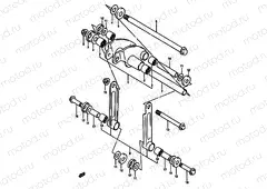 53 - REAR CUSHION LEVER