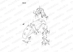 53 - REAR FENDER