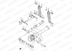 53 - REAR SWINGING ARM (E01)