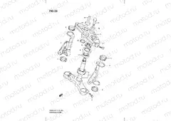 53 - STEERING STEM (GS500H)