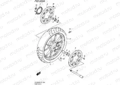 530A - FRONT WHEEL (DL1000AL8 E21)