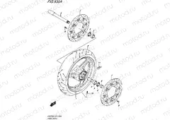 530A - FRONT WHEEL (GSR750L6 E21)