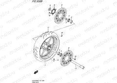 530B - FRONT WHEEL (GSXR1000RZL7 E21)