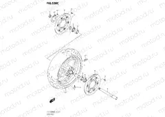 530C - FRONT WHEEL (GSX-S1000A,GSX-S1000AUF)