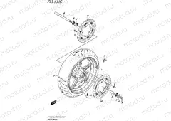 530C - FRONT WHEEL (SFV650L5 E33)