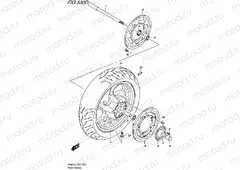530D - FRONT WHEEL (AN400ZAL5 E02)