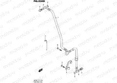 536D - FRONT BRAKE HOSE (UH200L5 P53)